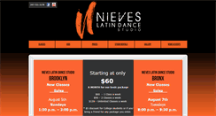 Desktop Screenshot of nievesdancestudio.com